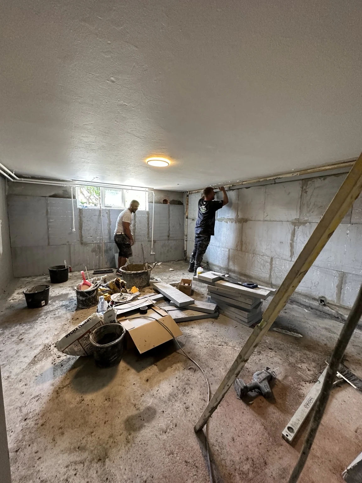 Skamowall montering – dokumenteret kælderprojekt
