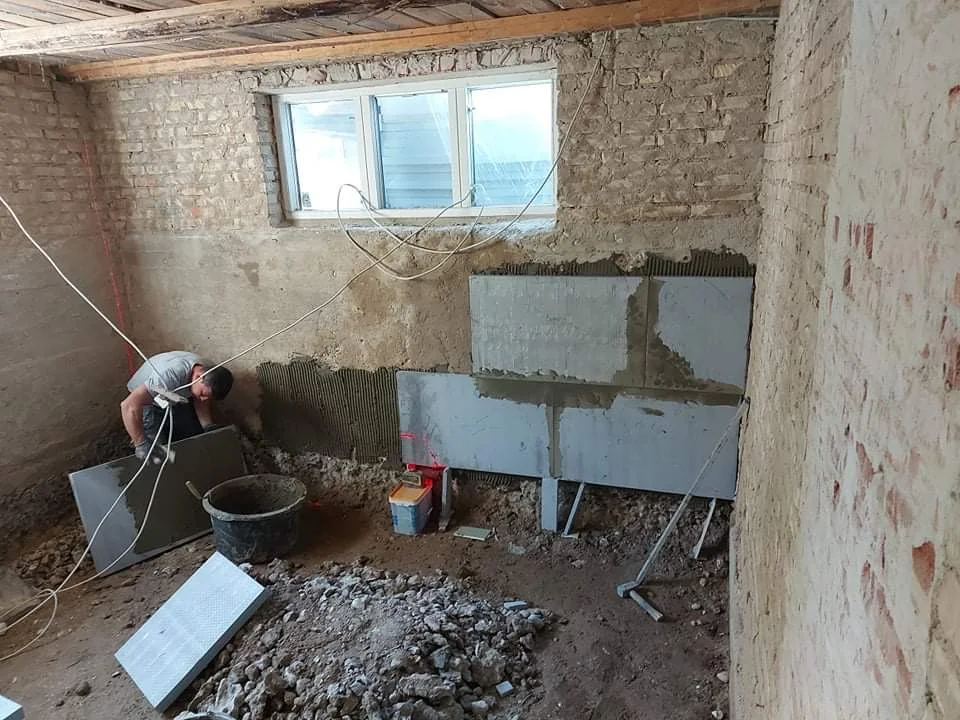 Calsitherm montering – dokumenteret kælderprojekt